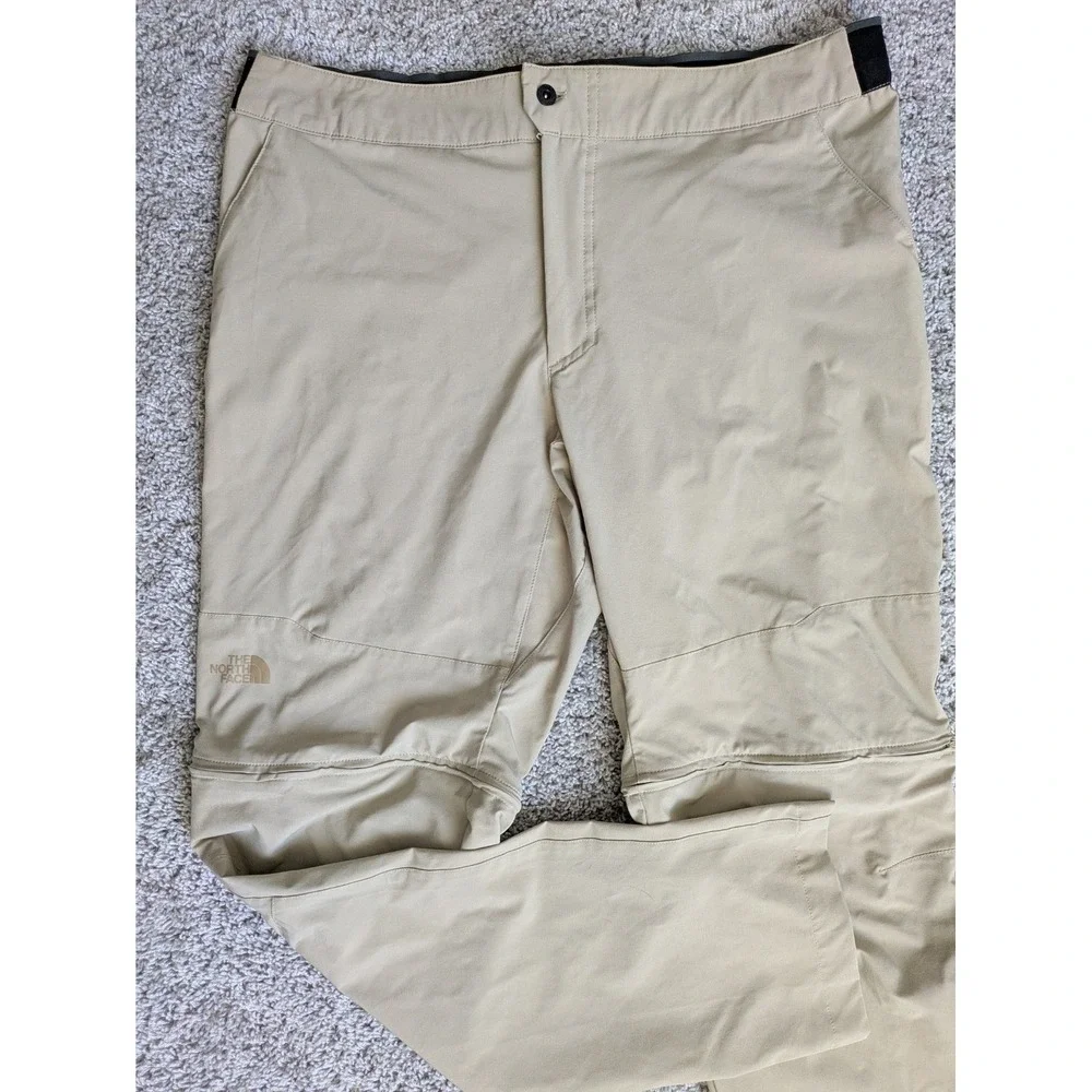 The‎ North Face Convertible Pants Shorts Mens 40x32 Tan Khaki Outdoors Hiking